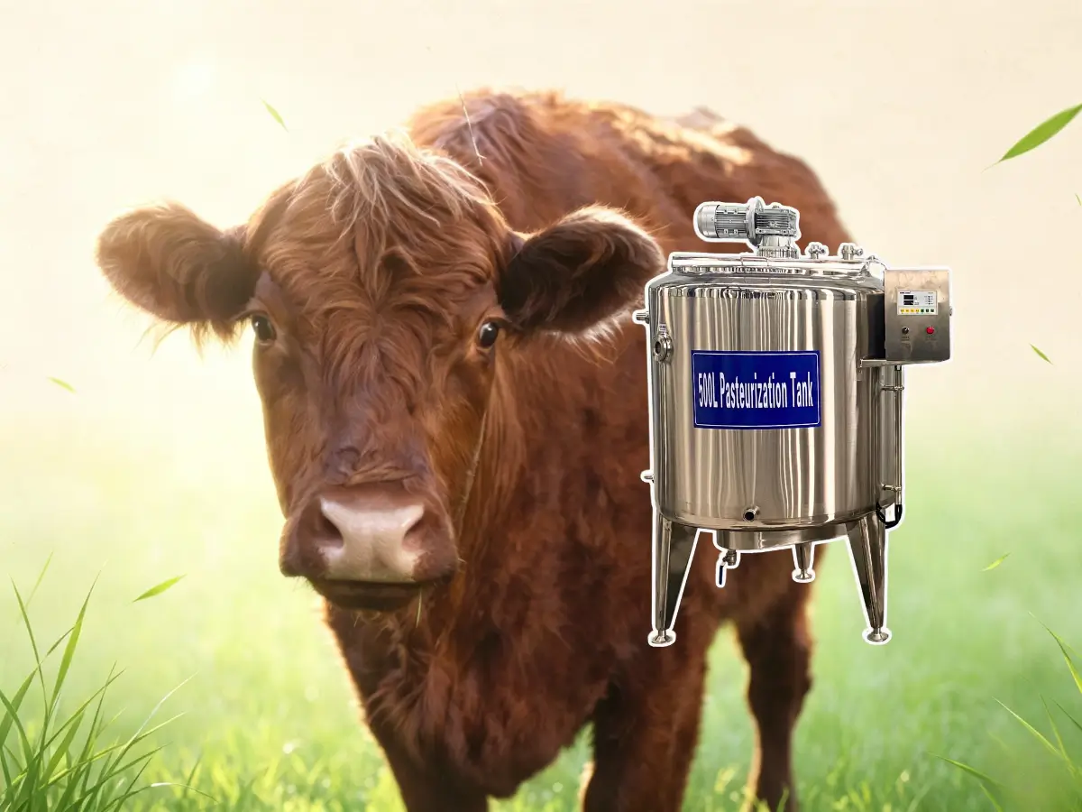 Milk pasteurization machine for dairy production